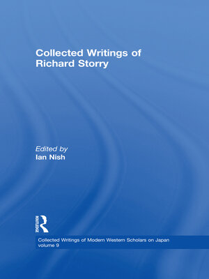 cover image of Richard Storry--Collected Writings